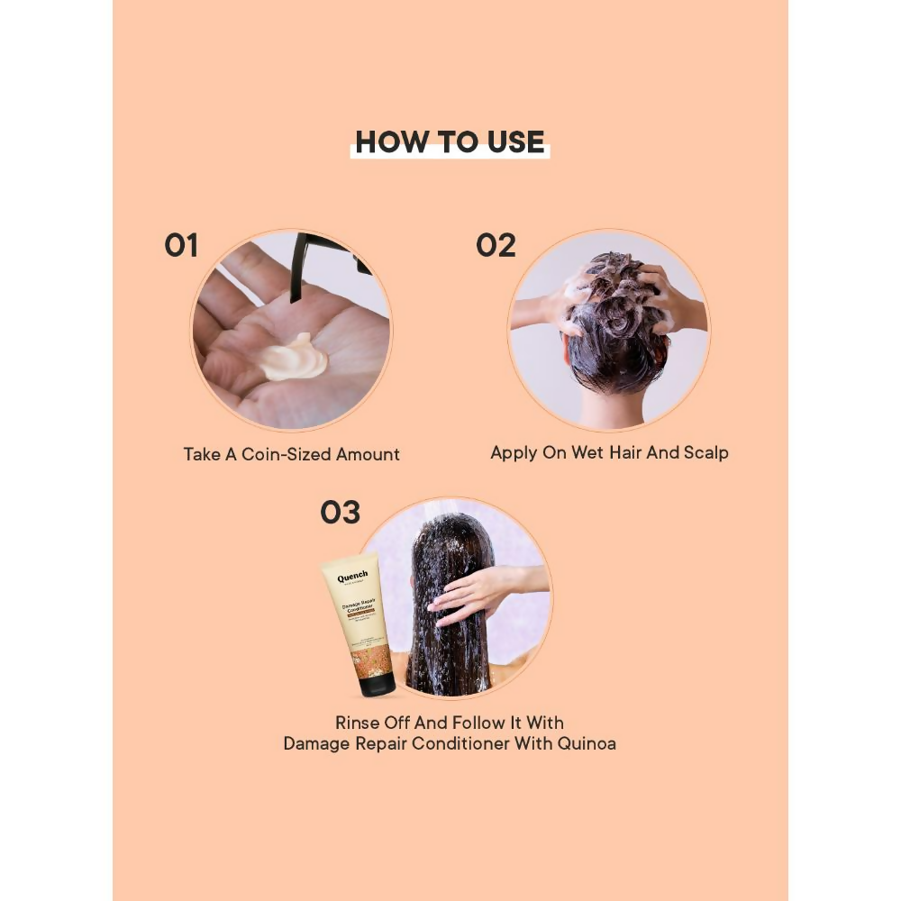 Quench Damage Repair Shampoo with Quinoa & Ceramides