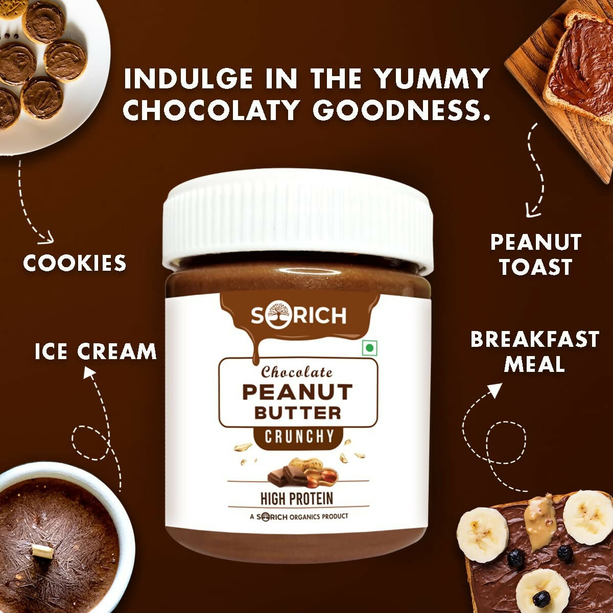 Sorich Organics Peanut Butter Chocolate Flavour Crunchy