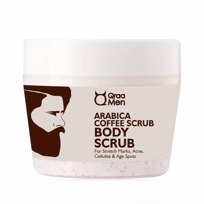 Buy Qraa Men Arabica Coffee Scrub Body Scrub from DrMediCart, Ship from India to USA