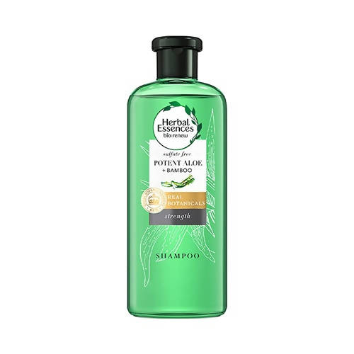 Buy Herbal Essences Sulfate Free potent Aloe +Bamboo Real Botanicals Strength Shampoo from DrMediCart, Ship from India to USA