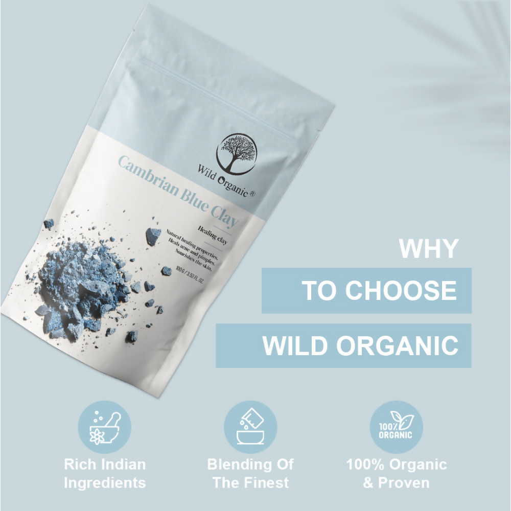 Wild Organic Cambrian Blue Healing Clay Powder