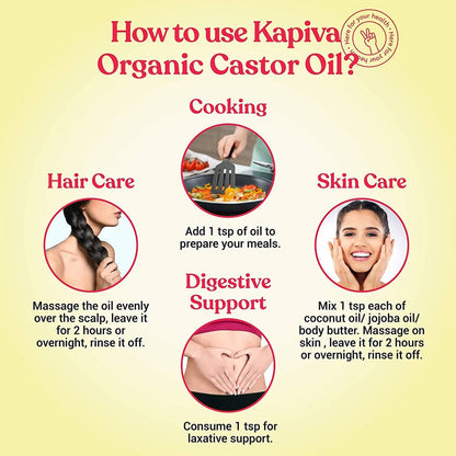 Kapiva Ayurveda Organic Castor Oil