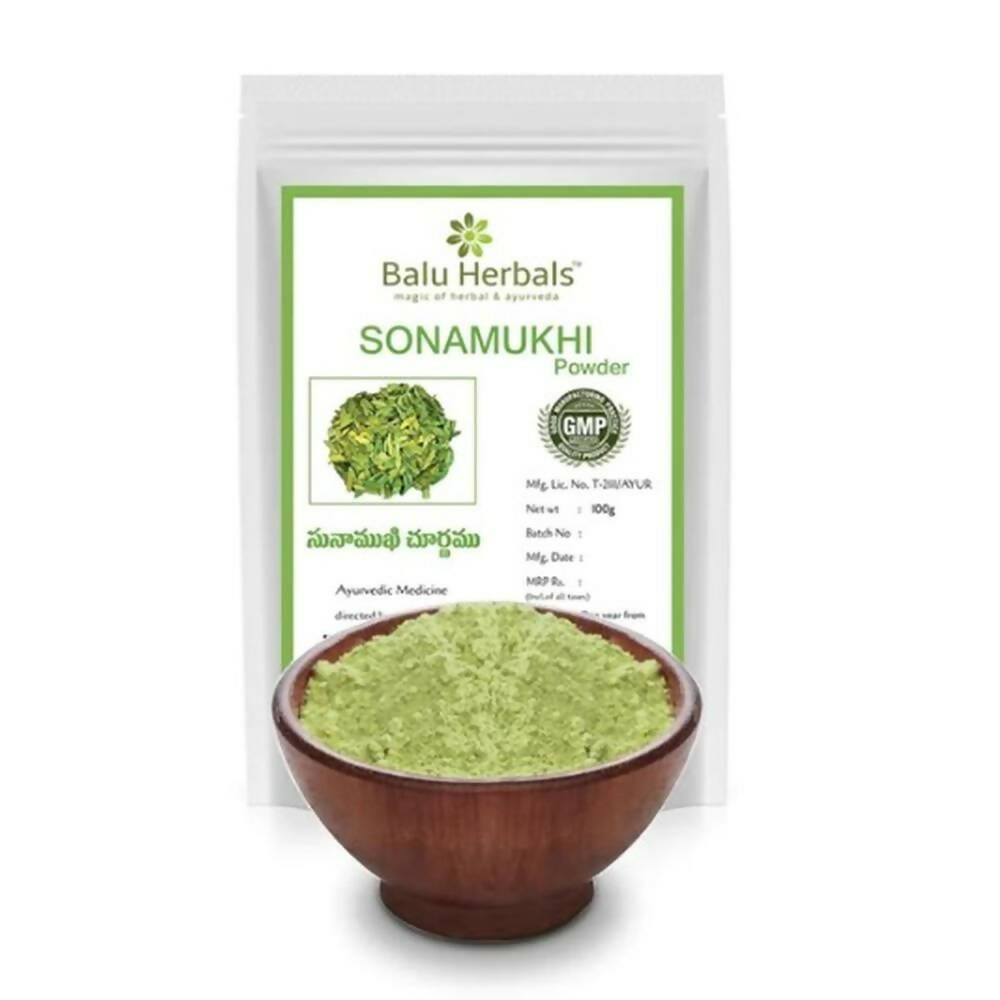 Balu Herbals Senna Leaves (Sonamuki Akulu) Powder