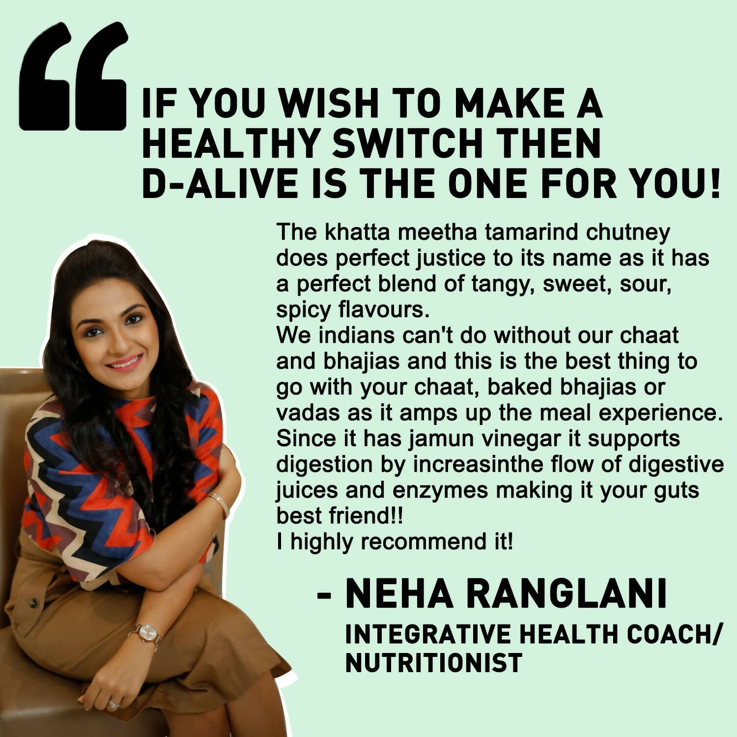 D-Alive Khatta Meetha Tamarind Chutney - Drmedicart