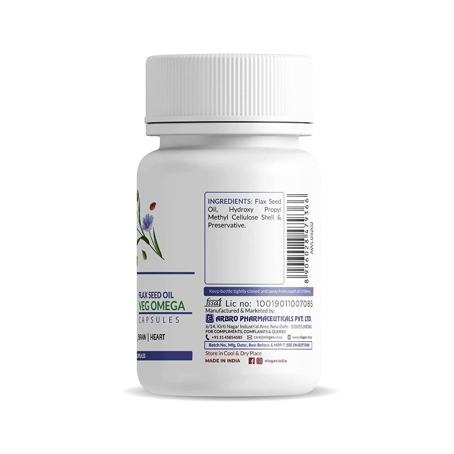 Ningen Flax Seed Oil Capsules