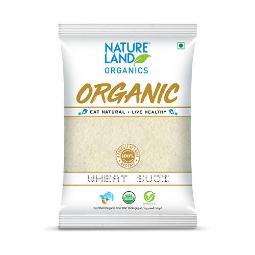 Buy Nature Land Organics Wheat Suji from DrMediCart, Ship from India to USA